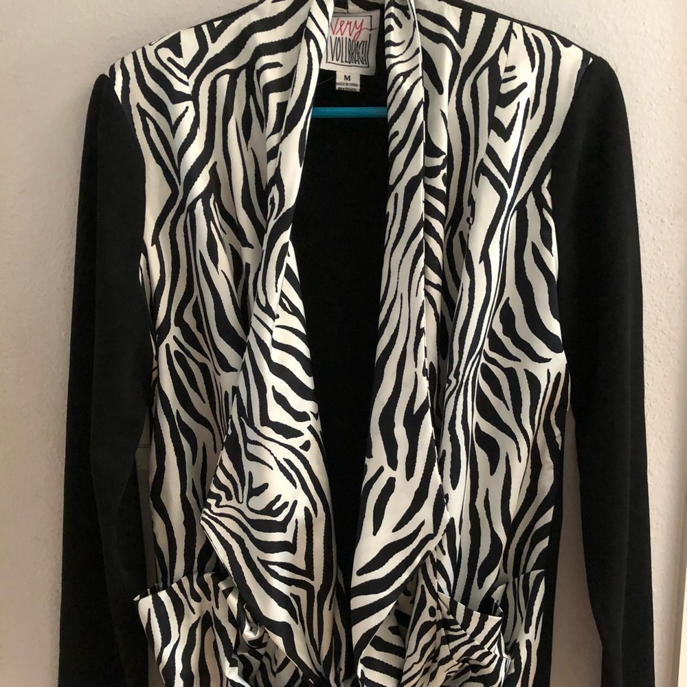 Classic Silk & Jersey Tie Front Wrap Top
